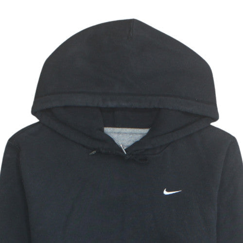 Nike Men's Black Pullover Hoodie M Logo Sports Cotton Sweatshirt