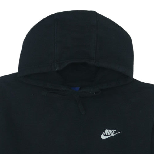 Nike Mens Black Pullover Hoodie L Regular Fit Fleece Sportswear