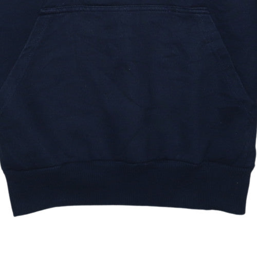 Apple Active Wear Men's Blue Pullover Hoodie S Logo Cotton