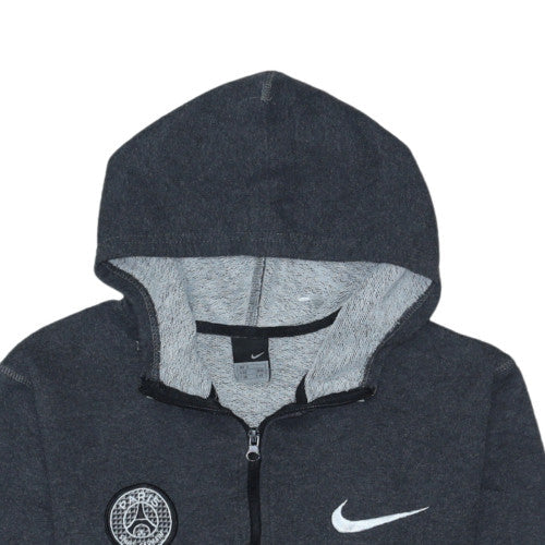 Nike Men's Grey Full Zip Sports Hoodie Size S