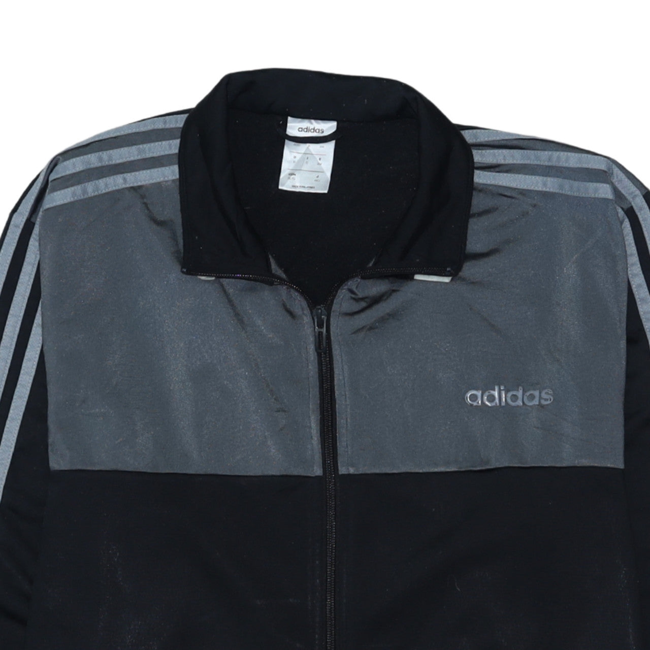 Adidas Mens Black 4XL Full Zip Sweatshirt Jacket