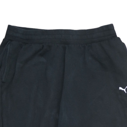 Puma Men's Black Jogger Sweatpants L Regular Fit Fleece Activewear Trousers