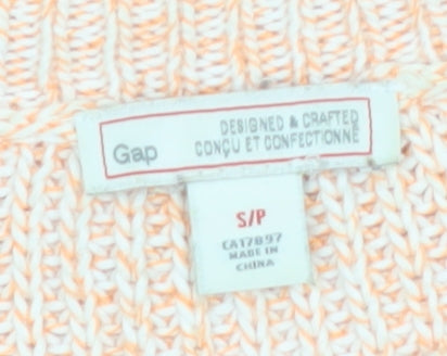 Gap Women’s Beige Chunky-Knit Cotton Jumper Size S