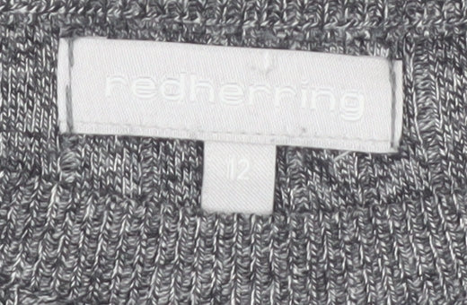 Red Herring Women's Grey Size 12 Crew Neck Knit Jumper