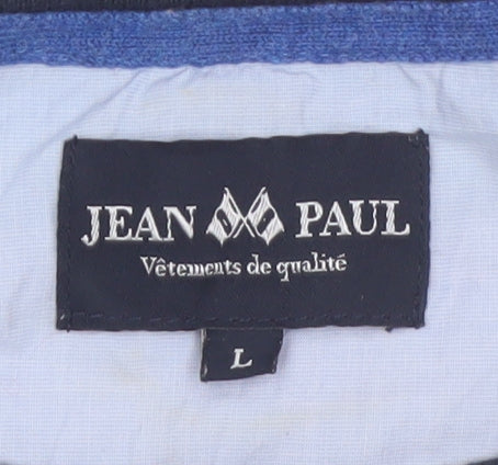 Jean Paul Men’s Multicoloured Striped Cotton Jumper L