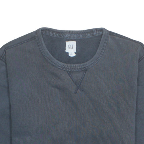 Gap Mens Grey Pullover Sweatshirt Small Regular Fit Crew Neck