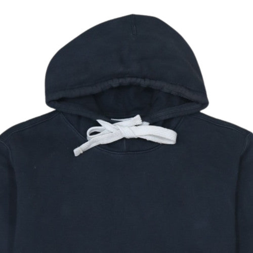 Champion Women's Navy Red Colourblock Pullover Hoodie Large 100% Cotton
