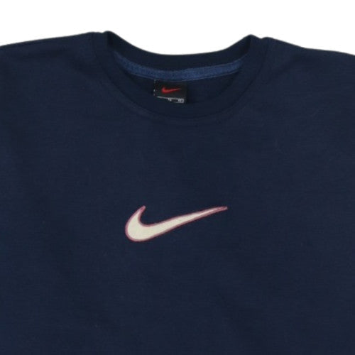 Nike Women’s Navy Blue Crew Neck Pullover Sweatshirt XL