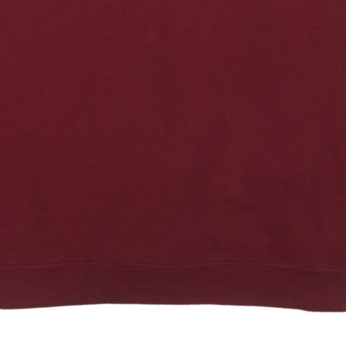 Nike Men’s Burgundy AIR Logo Crew Neck Sweatshirt XL