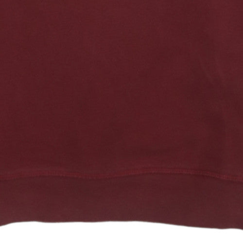 Barbour International Mens Red Crew Neck Pullover Sweatshirt Size S