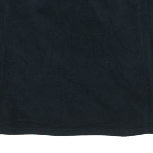 Columbia Mens Black XL Fleece Henley Pullover Sweatshirt