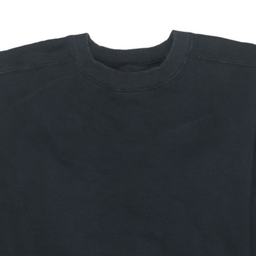 Champion Men's Black Crew Neck Pullover Sweatshirt Size L
