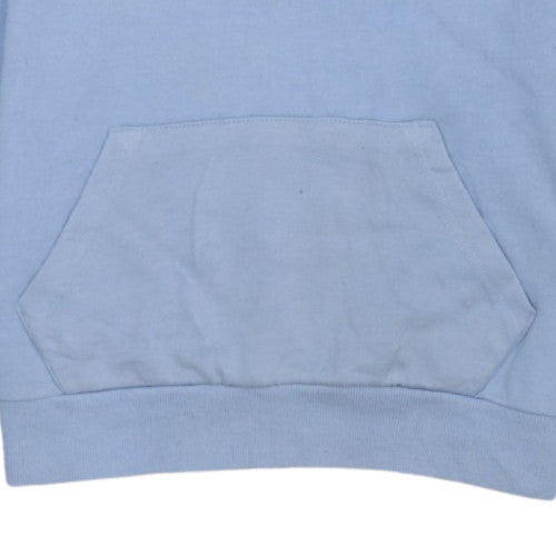 Lonsdale London Womens Blue Pullover Hoodie Size 10 Cotton Blend