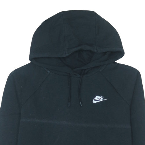 Nike Womens Black Pullover Hoodie Medium Logo Sportswear