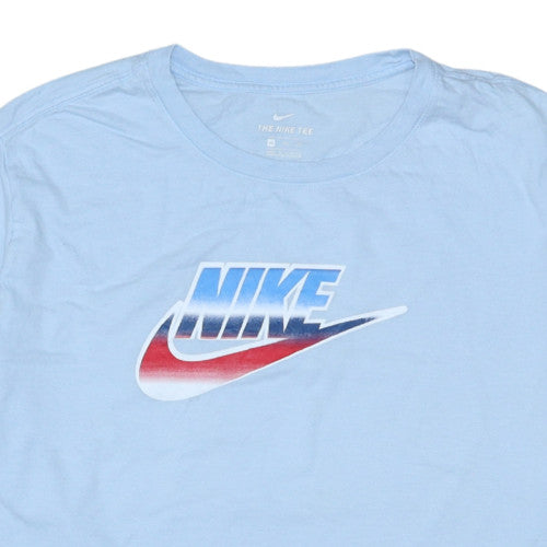 Nike Men's Blue 2XL Graphic Logo Sports T-Shirt