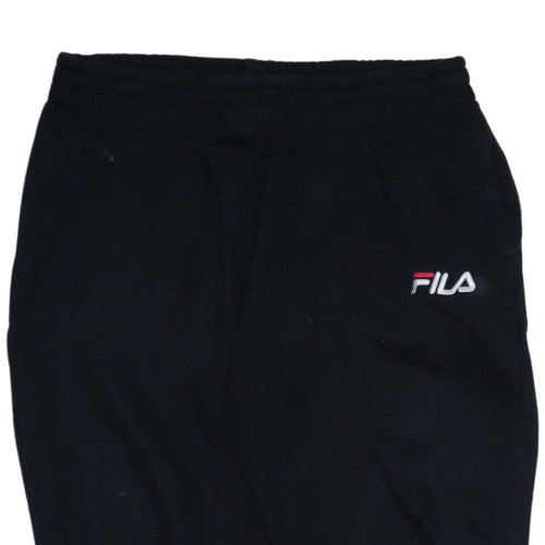 Fila Mens Black XL Jogger Sweatpants Cotton Blend Casual