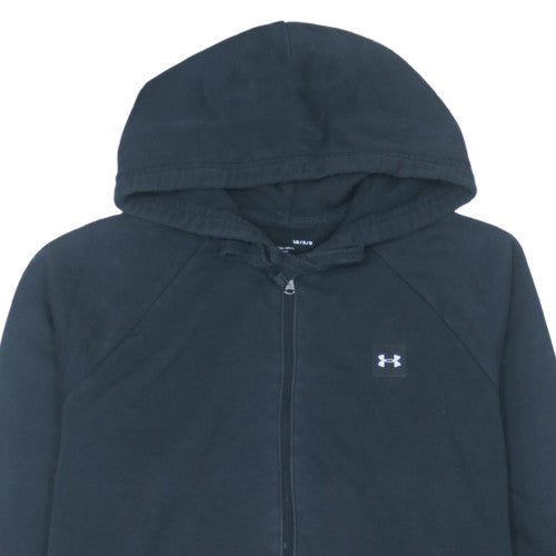 Under Armour Men's Black Full Zip Hoodie Size L Relaxed Fit Fleece