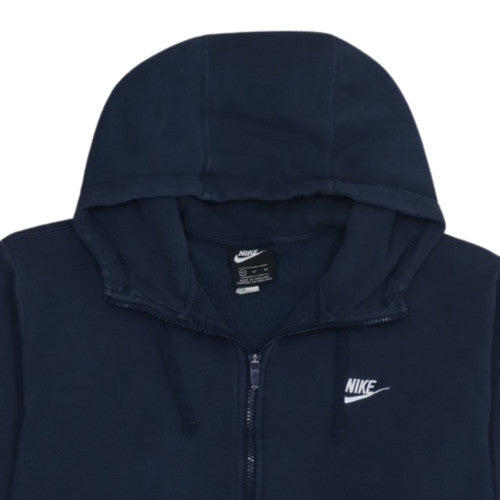 Nike Mens Blue XL Full Zip Hoodie Sweatshirt Fleece Sportswear