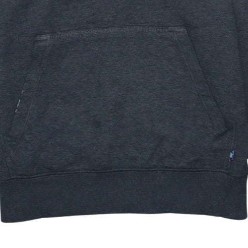 Le Coq Sportif Mens Grey Pullover Hoodie L Graphic Sportswear