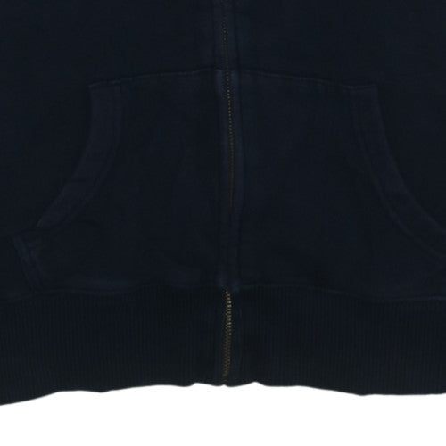 Tommy Hilfiger Womens Navy Full Zip Hoodie Size M Classic Fit