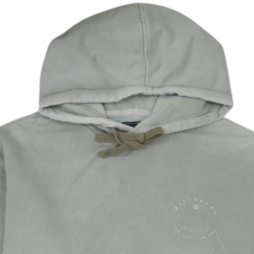 Billabong Men's Grey Pullover Hoodie L Cotton Blend Casual Style