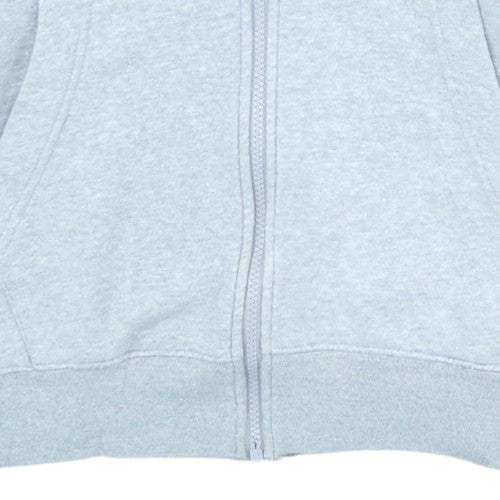 Nike Men's Grey Full Zip Hoodie M Regular Fit Fleece Sweatshirt