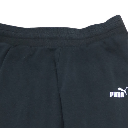 Puma Women's Black Cotton Jogger Trousers Size L