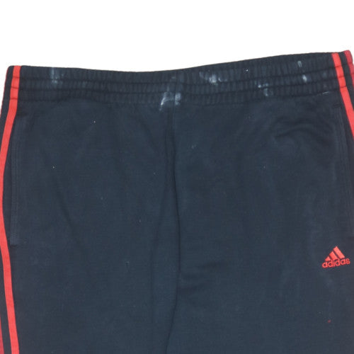 Adidas Boys Black Red Jogger Sweatpants 15-16 Years Elastic Waist