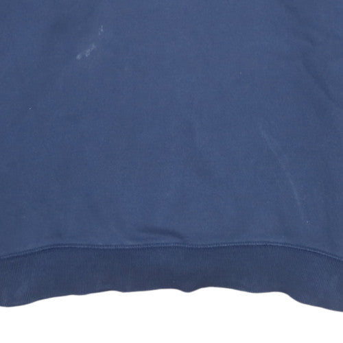 Tommy Hilfiger Men Blue 2XL Pullover Sweatshirt Crew Neck Logo