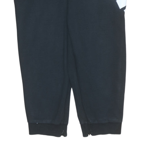 Adidas Womens Black Jogger Trousers L Logo Sports Pants