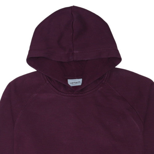 Carhartt Mens Purple Pullover Hoodie M Regular Fit Fleece