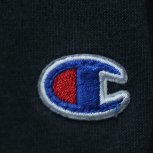 Champion Men's Black XL Pullover Hoodie with Logo Design