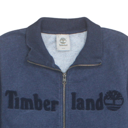 Timberland Men's Blue Full Zip Fleece Sweatshirt M