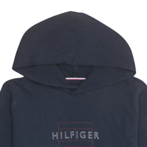 Tommy Hilfiger Men's Blue 3XL Pullover Hoodie with Logo
