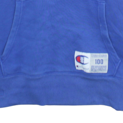 Champion Men's Blue Medium Pullover Hoodie Sweatshirt