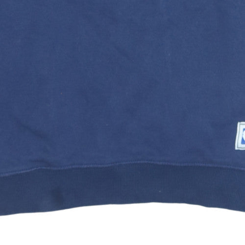 NBA Mens Blue XL Pullover Sweatshirt Graphic Crew Neck