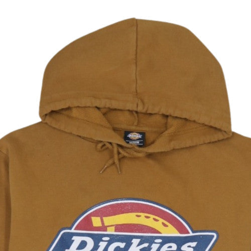 Dickies Men's Brown Pullover Hoodie Medium Fleece Graphic Logo