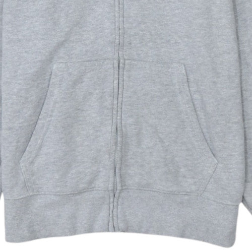 The North Face Men's Grey Full Zip Hoodie Size M Outdoor Fleece
