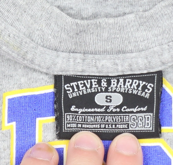 Steve & Barry's Men's Grey Hofstra Long Sleeve University T-Shirt Size S