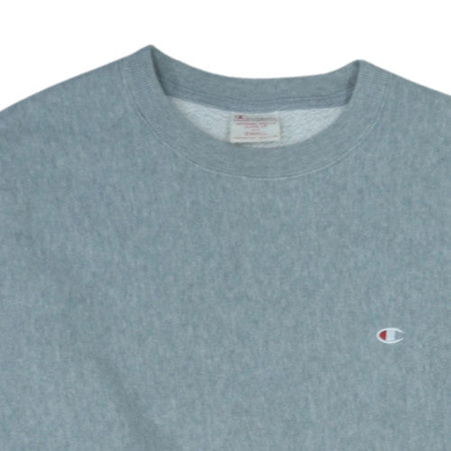 Champion Men's Grey Reverse Weave Crew Neck Sweatshirt Small