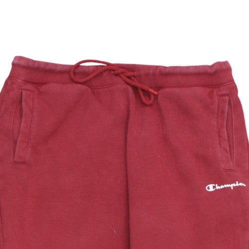 Champion Men Red XL Jogger Fleece Sweatpants Drawstring Waist