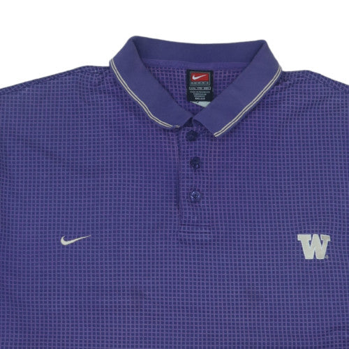 Nike Men’s Purple 2XL Dri-Fit Team Polo Shirt Sportswear