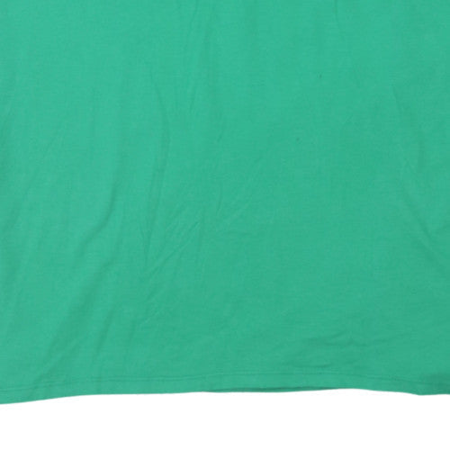 Champion Men's Green 2XL Crew Neck Graphic Print T-Shirt