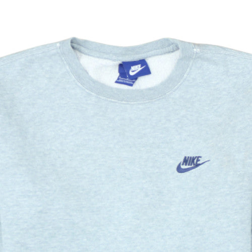 Nike Men's Grey Small Crew Neck Pullover Sweatshirt