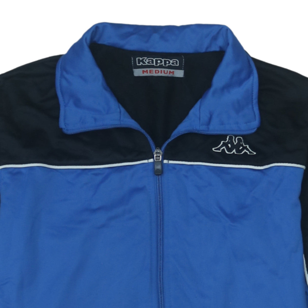 Kappa Men's Blue Full Zip Track Sweatshirt Jacket Medium