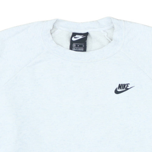 Nike Men's White Crew Neck Pullover Sweatshirt Size M