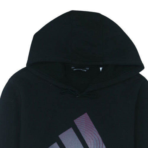 Adidas Women's Black Hoops Pullover Hoodie Size M