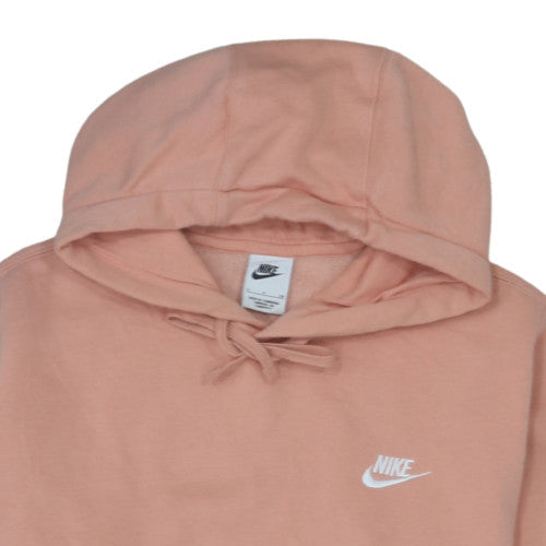 Nike Womens Peach Pullover Hoodie Small Cotton Blend Casual