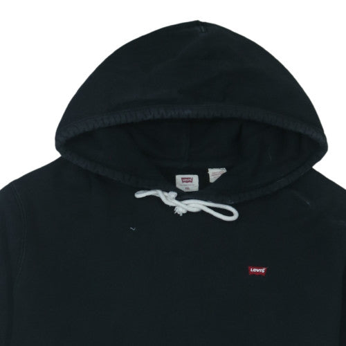 Levi's Mens Black Pullover Hoodie 2XL Regular Fit Fleece