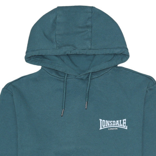 Lonsdale Men's Green Pullover Hoodie Medium Regular Fit